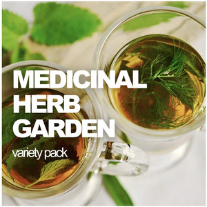 All-in-One Medicinal Herb Garden Variety Pack with assorted herb seeds from SeedsNow-SeedBanks for home gardening.