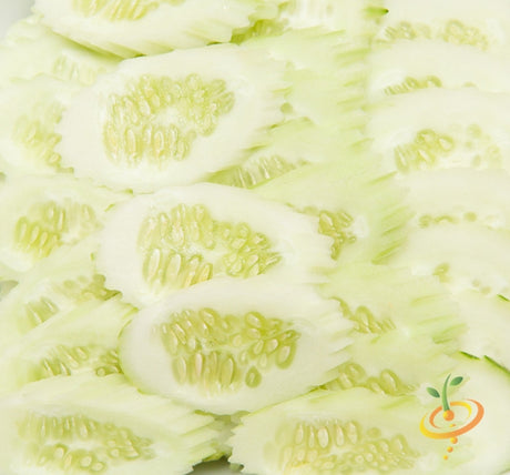 White Wonder cucumber seeds by SeedsNow, fresh cucumber seeds for planting and growing healthy white cucumbers.